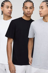 Regular Fit 3 Pack Basic Crew Neck T-Shirts