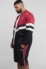 Plus Embroidered Regular Fit Track Jacket