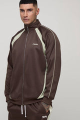 Tall Embroidered Regular Fit Track Jacket