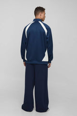Tall Embroidered Regular Fit Track Jacket