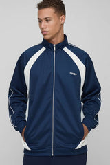 Tall Embroidered Regular Fit Track Jacket