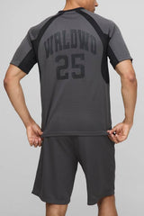 Regular Varsity Mesh T-Shirt And Short Set