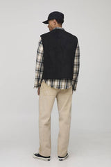 Boxy Fit Reversible Borg & Suede Gilet