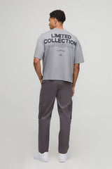 Straight Fit Fixed Waist Cargo Trousers