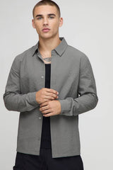 Regular Fit Technical Seersucker Shirt