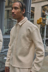 Oversized Boucle Overshirt
