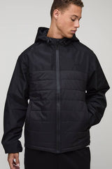 Tall Regular Fit Lightweight Quilted Hooded Jacket