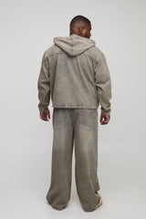 Plus Baggy Fit Overdyed Jeans