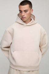 Oversized Boxy Bonded Scuba Hoodie