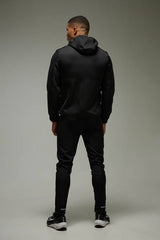 Man Active Lightweight Quilted Zip Through Regular Fit Hoodie