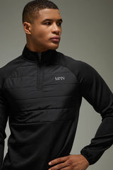 Man Active Lightweight Quilted 1/4 Zip