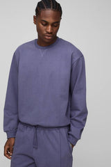 Premium Man Script Heavyweight Oversized Boxy Sweatshirt