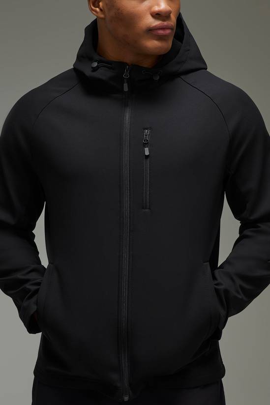 Man Active Regular Fit Ripstop Soft Shell Jacket