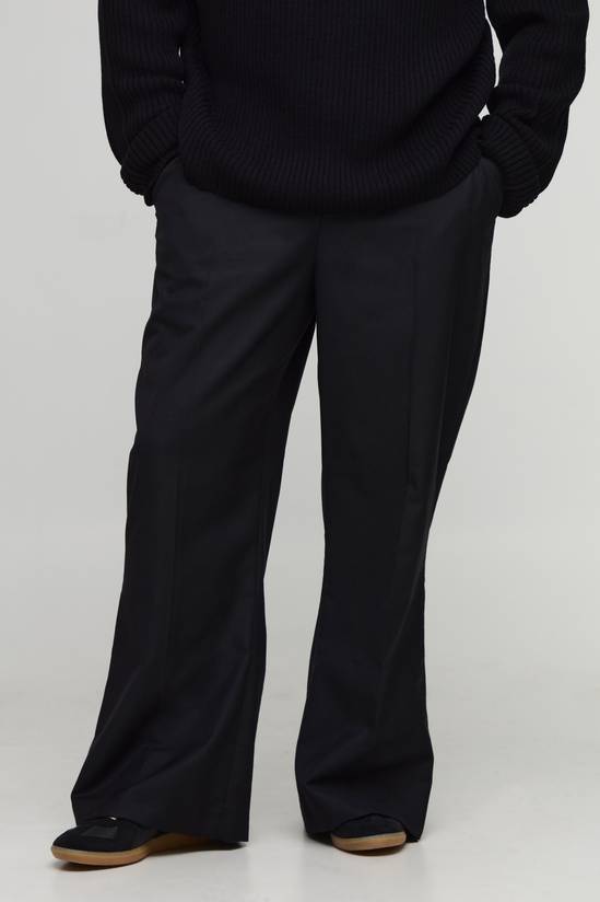 Plus Tailored Flared Trousers