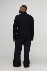 Plus Tailored Flared Trousers
