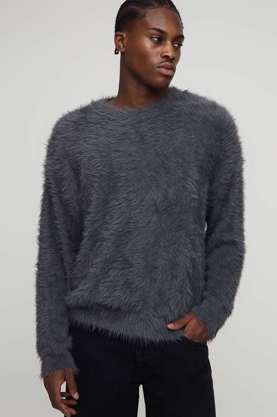 Oversized Extreme Fluffy Knitted Jumper