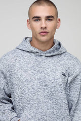 Oversized Boxy Official Embossed Marl Hoodie