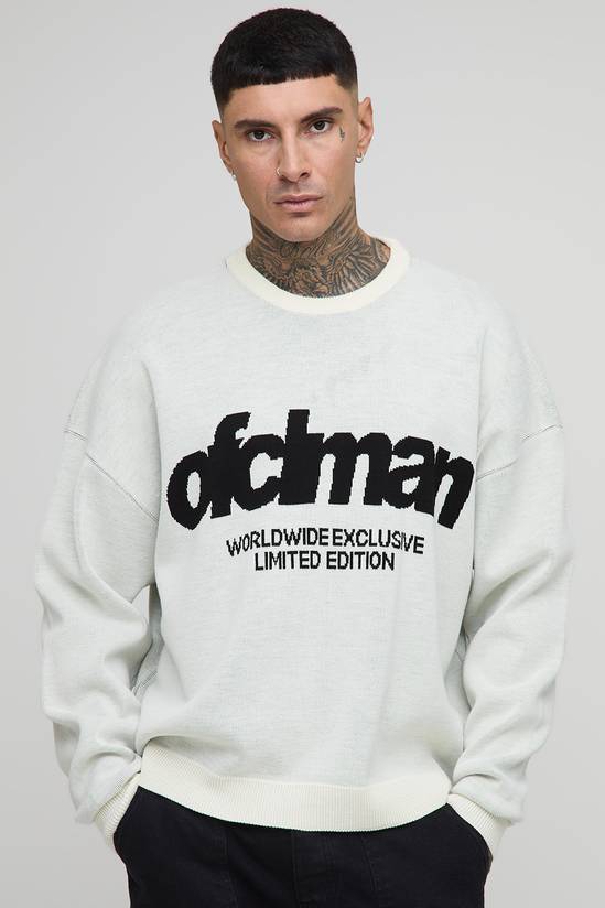 Tall Oversized Boxy Knitted Jumper