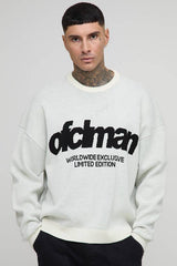 Tall Oversized Boxy Knitted Jumper