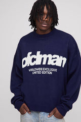 Tall Oversized Boxy Knitted Jumper