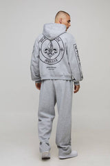 Oversized Boxy Ofcl Man Zip Through Hoodie