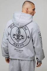 Oversized Boxy Ofcl Man Zip Through Hoodie