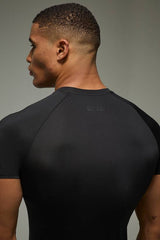 Man Active Lightweight Essentials Gym Muscle Fit Raglan T-shirt