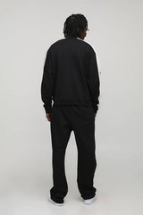 Tall Oversized Jersey Man Embroidered Varsity Jacket