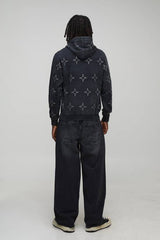 Baggy Fit Tribal Rhinestone Jeans