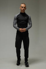 Man Active Gym Funnel Neck Tracksuit