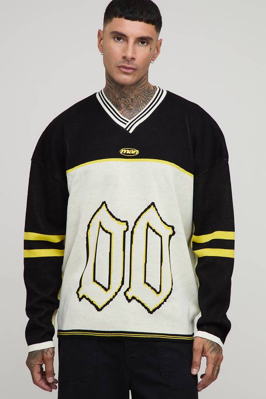 Tall Varsity Knitted Hockey Top