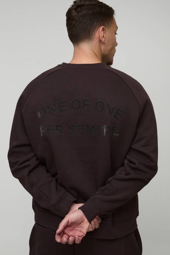 Oversized Per Sempre Heavyweight Raglan Sweatshirt