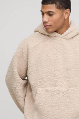 Oversized Boxy Borg Raglan Hoodie