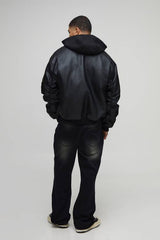 Straight Flared Knee Ripped Hardware Carpenter Jeans