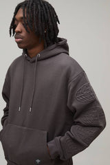 Oversized Boxy Worldwide Embossed Hoodie