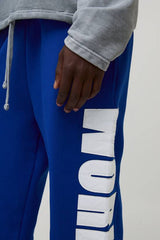 Straight Fit Worldwide Applique Jogger