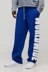 Straight Fit Worldwide Applique Jogger