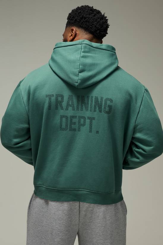 Training Dept Washed Boxy Hoodie