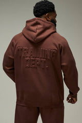 Training Dept Oversized Embossed Hoodie