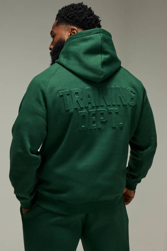 Training Dept Oversized Embossed Hoodie