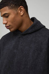 Oversized Boxy Washed Over the Head Hoodie