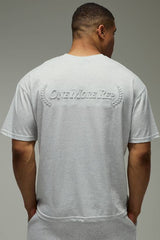 One More Rep Oversized Embossed T-Shirt