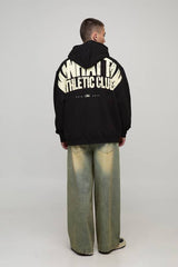 Black Oversized Manhattan Over The Seams Hoodie