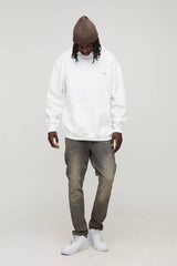 White Oversized Rodeo Over The Seams Print Hoodie