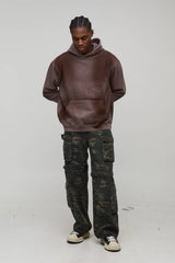 Oversized Spray Wash Over the Head Hoodie