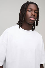 Essential Oversized Boxy Extended Neck T-Shirt