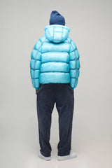 Oversized Ripstop Translucent Duvet Puffer Jacket