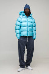 Oversized Ripstop Translucent Duvet Puffer Jacket