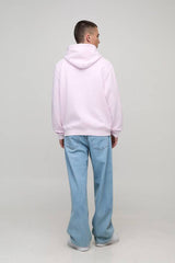 Washed Pink Regular Fit Tokyo Embroidered Hoodie