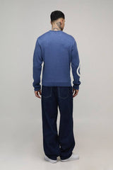 Tall Man Boxy Jacquard Knitted Jumper